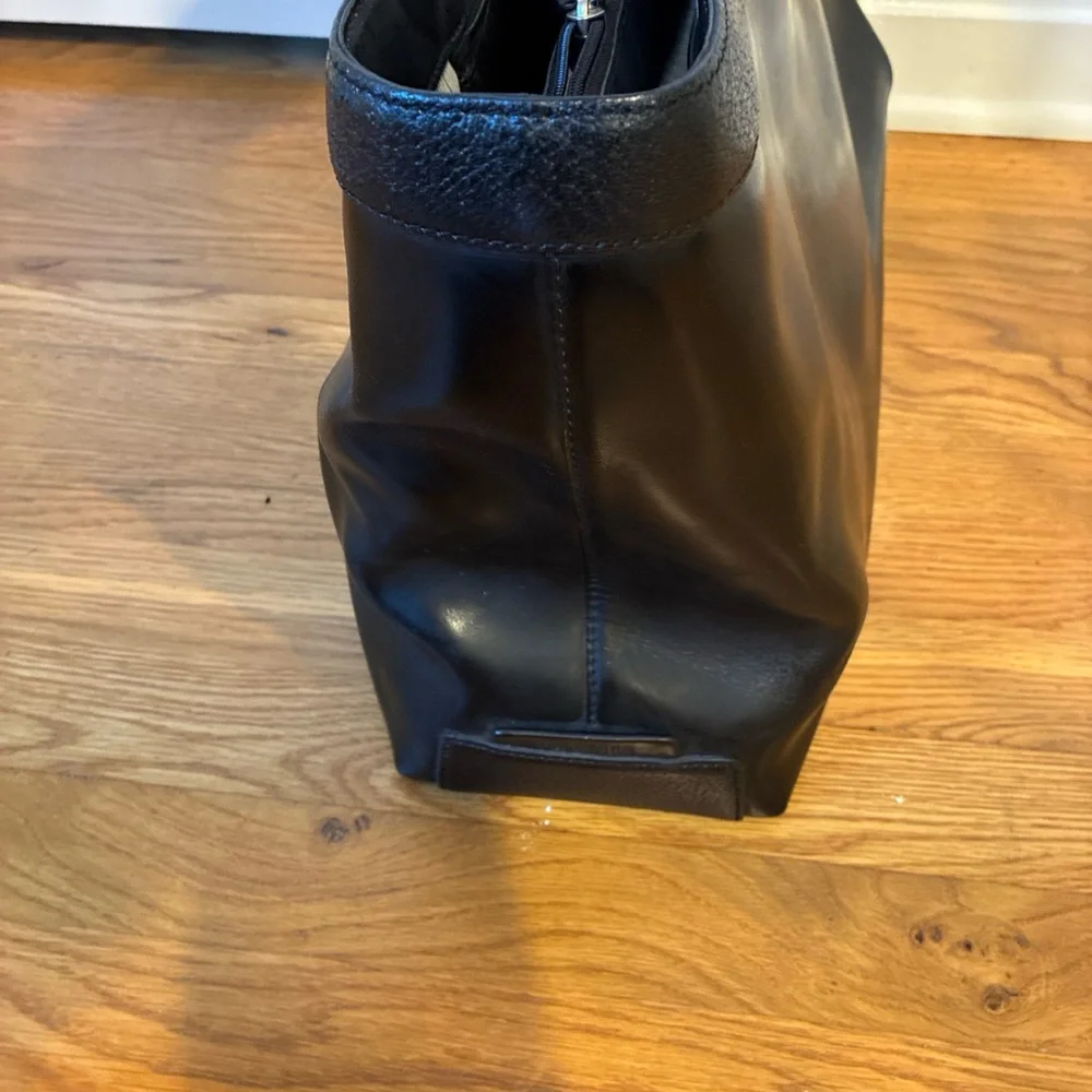 Hartmann large leather, black tote bag - Picture 5 of 8